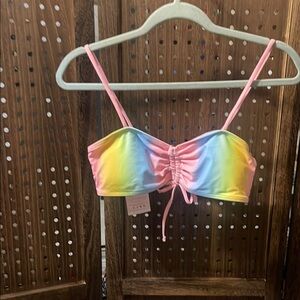 Rainbow Tie-Dye Bralette‎